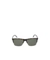 Saint Laurent Eyewear Rectangle-frame Sunglasses In Gray