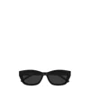 Saint Laurent Eyewear Rectangular Frame Sunglasses In Black