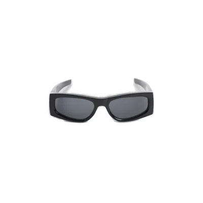 Saint Laurent Eyewear Rectangular Frame Sunglasses In Black