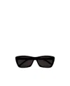 Saint Laurent Eyewear Rectangular Frame Sunglasses In Black