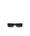 Saint Laurent Eyewear Rectangular Frame Sunglasses In Black