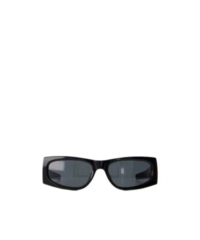 Saint Laurent Eyewear Rectangular Frame Sunglasses In Black