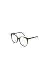 Saint Laurent Eyewear Round Frame Glasses In Black