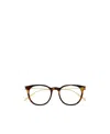 Saint Laurent Eyewear Round Frame Glasses In Multicolor