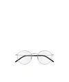 Saint Laurent Eyewear Round Frame Glasses In White