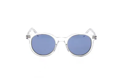 Saint Laurent Eyewear Round In Transparent