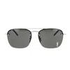 Saint Laurent Eyewear Sunglasses In Silver