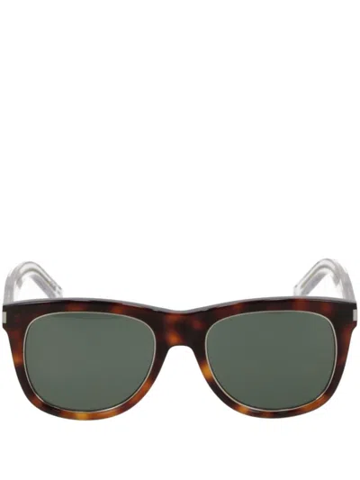 Saint Laurent Eyewear Sl 51 Square Frame Sunglasses In Green