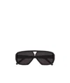 Saint Laurent Eyewear Sl 569 Y Aviator Sunglasses In Black