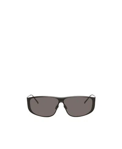 Saint Laurent Eyewear Sl 605 Luna Rectangle Frame Sunglasses In Brown