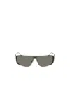 Saint Laurent Eyewear Sl 605 Luna Rectangular Frame Sunglasses In Black