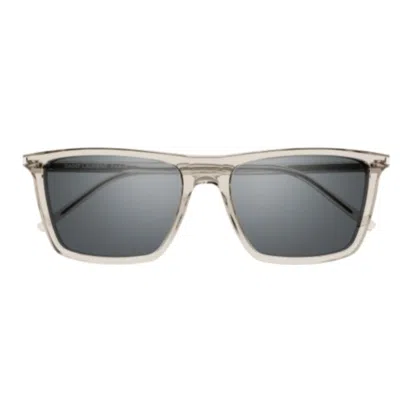 Saint Laurent Eyewear Sl 668 Square Frame Sunglasses In Beige