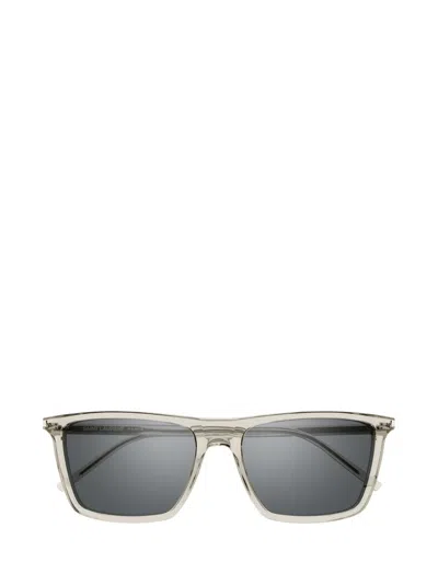 Saint Laurent Eyewear Sl 668 Square Frame Sunglasses In Black