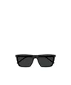 Saint Laurent Men's Sl 768m Acetate Rectangle Sunglasses In Black