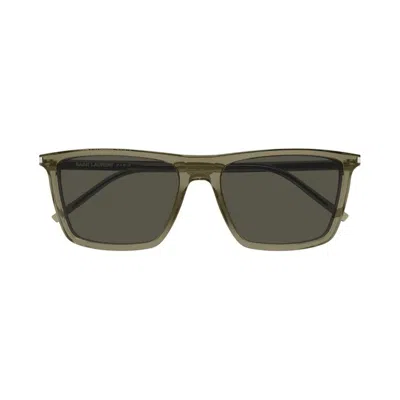Saint Laurent Eyewear Sl 668 Square Frame Sunglasses In Green