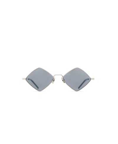 Saint Laurent Eyewear Sl302 Geometric Frame Sunglasses In Gray