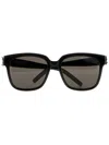 Saint Laurent Sunglasses Rectangular Frame Dark Lenses In Blue