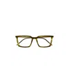 Saint Laurent Eyewear Square Frame Glasses In Brown