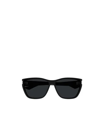 Saint Laurent Eyewear Square Frame Sunglasses In Black