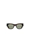 Saint Laurent Eyewear Square Frame Sunglasses In Black