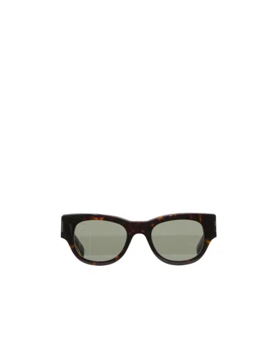Saint Laurent Eyewear Square Frame Sunglasses In Black