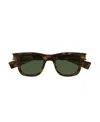 Saint Laurent Eyewear Square Frame Sunglasses In Black