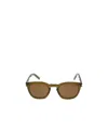 Saint Laurent Eyewear Square Frame Sunglasses In Brown