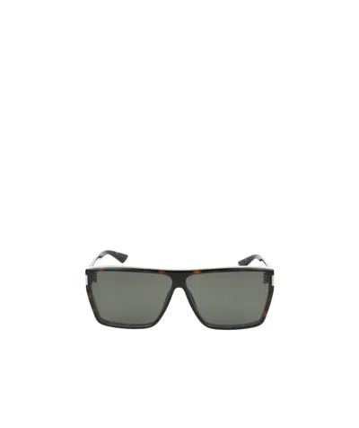 Saint Laurent Eyewear Square-frame Sunglasses In Gray