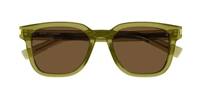 Saint Laurent Eyewear Sunglasses In Green