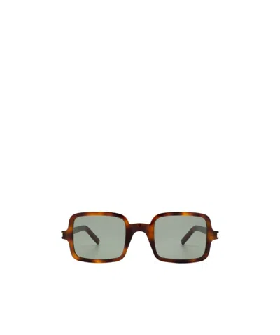 Saint Laurent Eyewear Squared Sunglasses In Brown