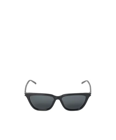 Saint Laurent Eyewear Sulpice Thin Butterfly Frame Sunglasses In Neutral