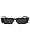 Saint Laurent Eyewear Sunglasses In 001 Black Black Black