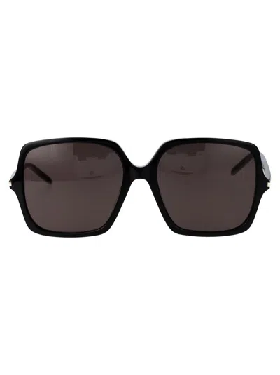Saint Laurent Sunglasses Sl 591 001 In 001 Black Black Black