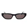 Saint Laurent Eyewear Sunglasses In 001 Black Black Black