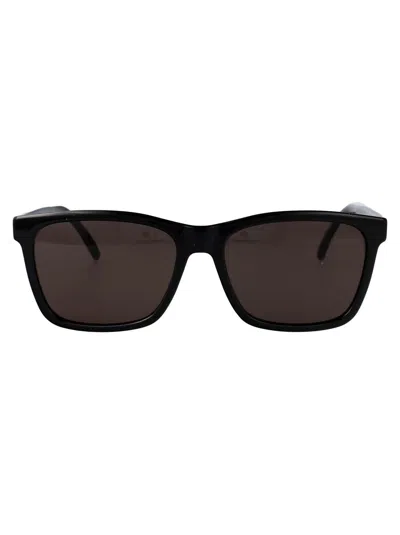 Saint Laurent Eyewear Sunglasses In 001 Black Black Black