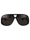 Saint Laurent Sunglasses In 001 Black Black Black