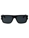Saint Laurent Eyewear Sunglasses In 001 Black Crystal Black