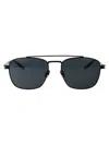 Saint Laurent Eyewear Sunglasses In 001 Black Crystal Black