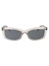 Saint Laurent Sunglasses In 003 Beige Beige Silver