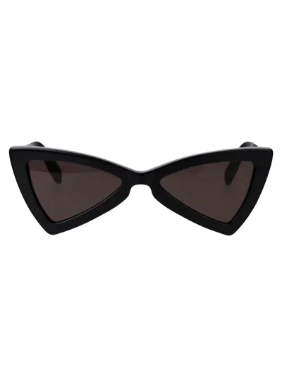 Saint Laurent Eyewear Sunglasses In 005 Black Black Black