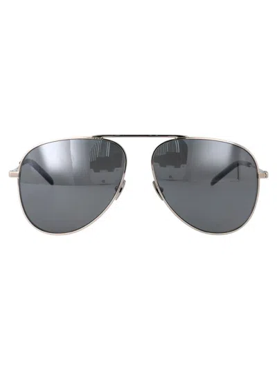Saint Laurent Eyewear Sunglasses In Silver