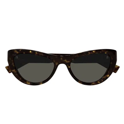 Saint Laurent Eyewear Sunglasses In Brown