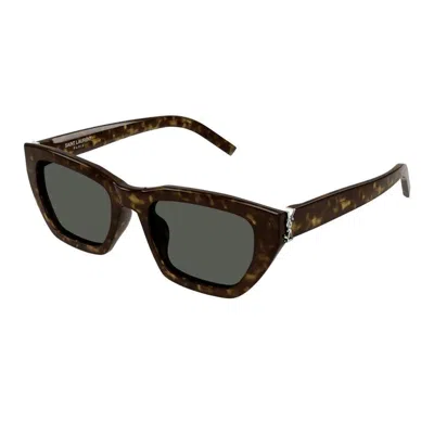 Saint Laurent Eyewear Sunglasses In Brown