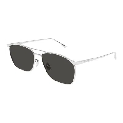 Saint Laurent Eyewear Sunglasses In Metallic