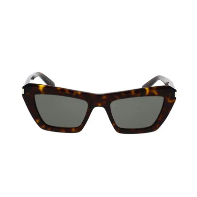 Saint Laurent Eyewear Sunglasses In Brown