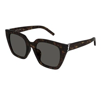 Saint Laurent Eyewear Sunglasses In Brown