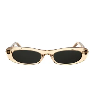 Saint Laurent Eyewear Sunglasses In Beige