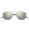 Saint Laurent Eyewear Sunglasses In Beige