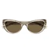 Saint Laurent Eyewear Sunglasses In Beige