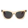 Saint Laurent Eyewear Sunglasses In Beige
